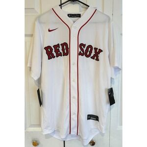 New Nike Boston Red Sox Mookie Betts #50 Home Replica White Jersey Men's Size M
